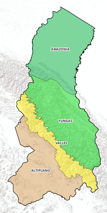 Mapa pronóstico La Paz
