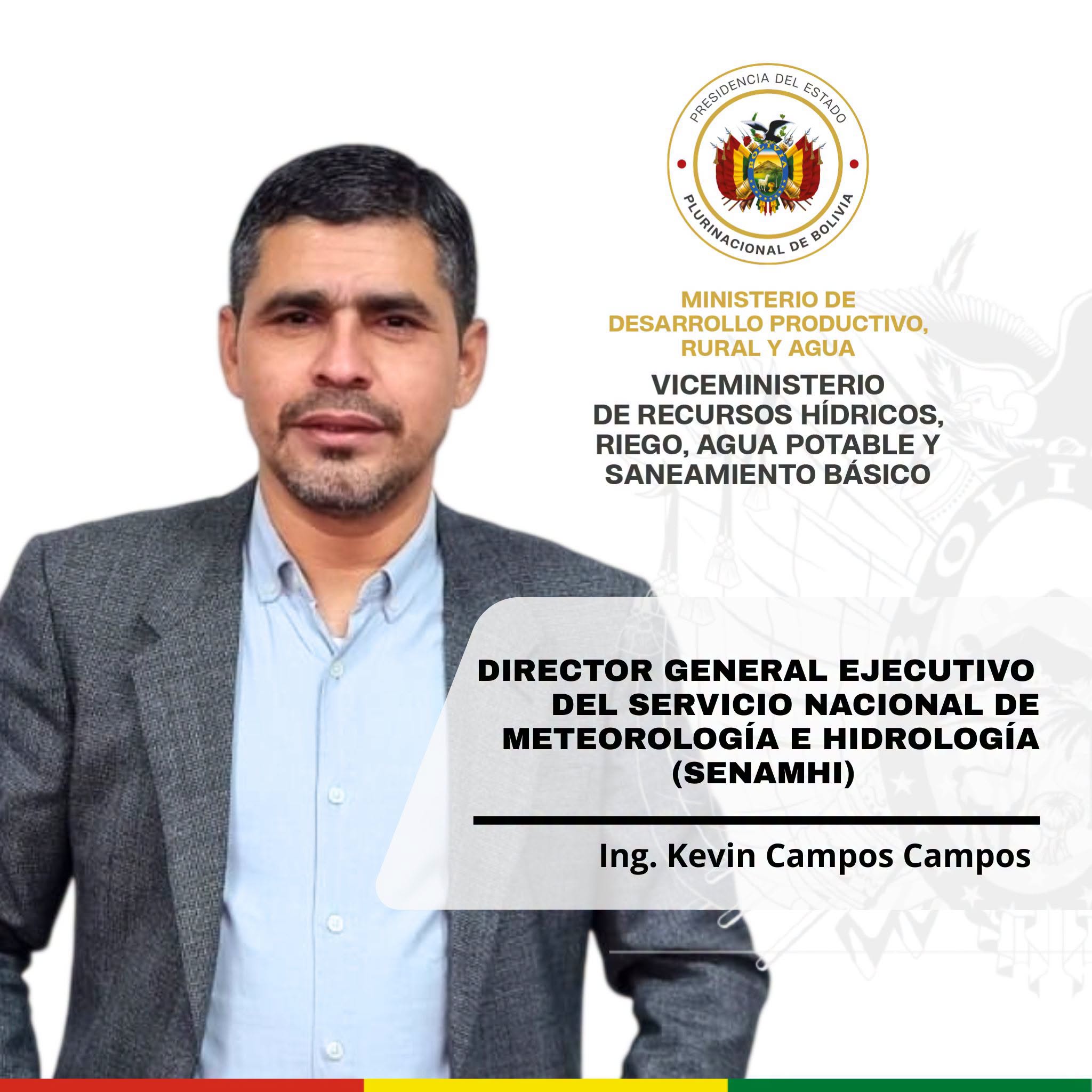 🌦️ SENAMHI RATIFICA SU LIDERAZGO INSTITUCIONAL: ING. KEVIN CAMPOS CAMPOS ES DESIGNADO OFICIALMENTE COMO DIRECTOR GENERAL EJECUTIVO 🌿